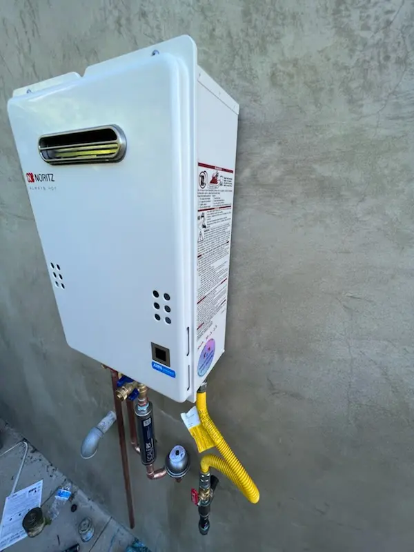 Tankless water heater installation for Mountain Creek homes